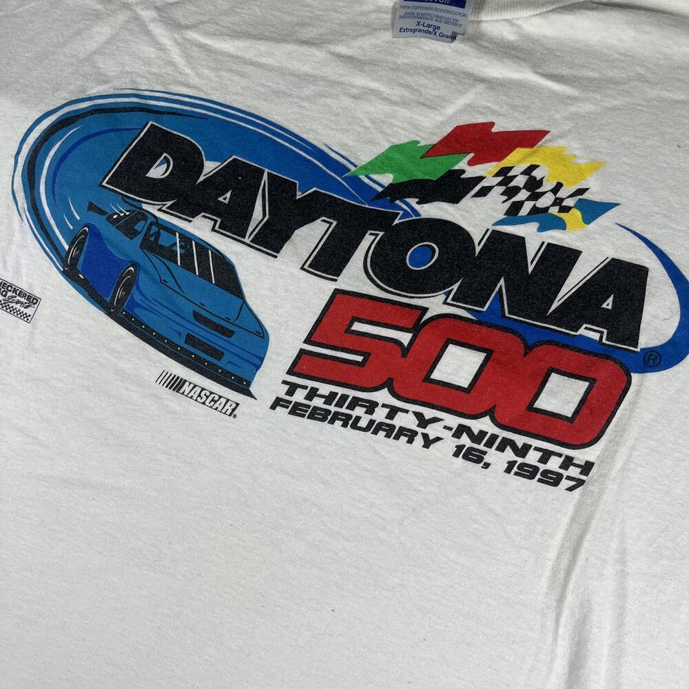 Vintage Daytona 500 1997 NASCAR T-Shirt Men’s XL Rare Single Stitch - Picture 2 of 4